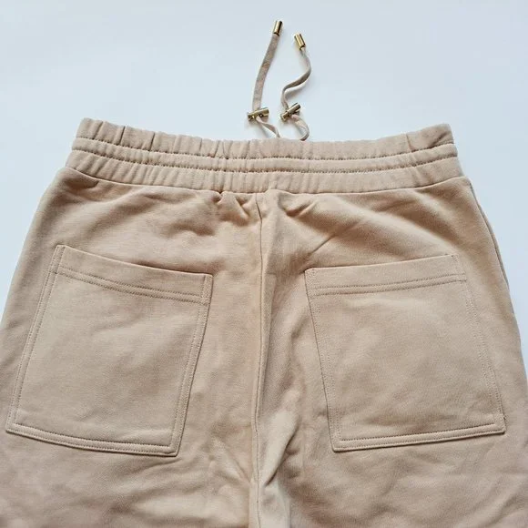 NEW BALMAIN Cargo Sweatpants Tan Sand Color Size S